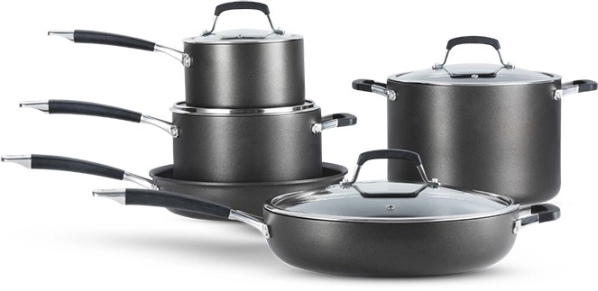 The Cooks Collective 5pc Essentials Cookset with Handles