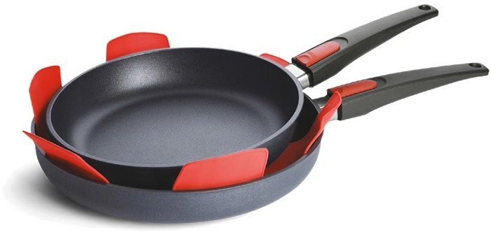 WOLL Diamond Lite Detachable Handle Twin Frypan Set 24 and 28cm