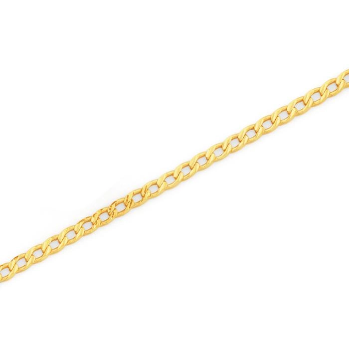 9ct Gold 27cm Solid Curb Anklet