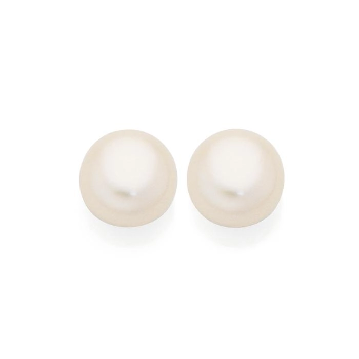 9ct Gold Cultured Freshwater Pearl Stud Earrings