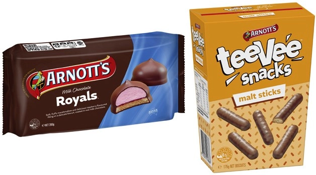 Arnott's Tim Tam, Milk Royals or TeeVee Biscuits 165g-200g