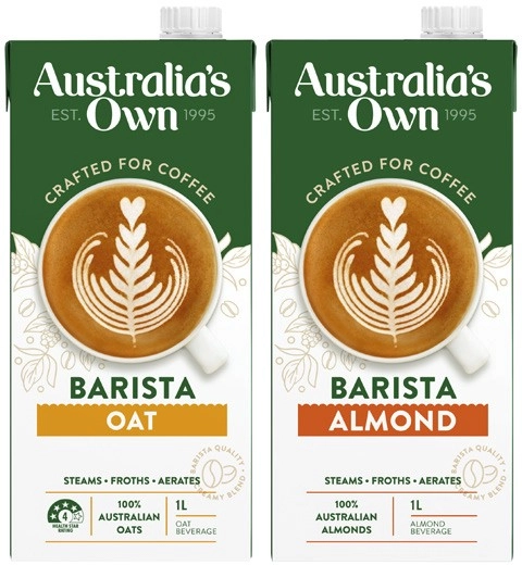 Australia's Own Barista Oat or Almond Milk 1 Litre