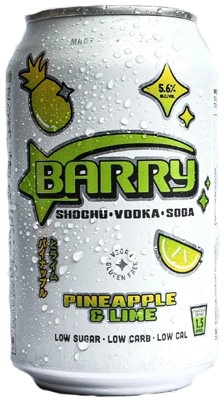 Barry Pineapple & Lime Cans 4x330mL