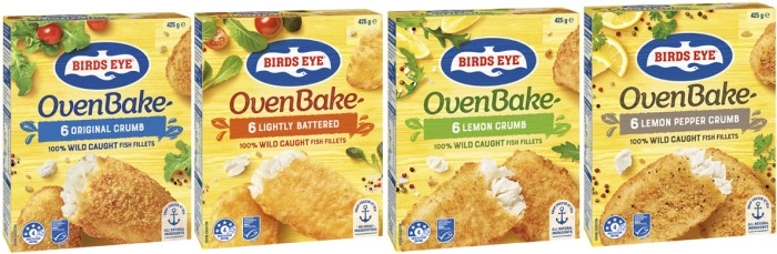 Birds Eye Oven Bake Fish Fillets 425g