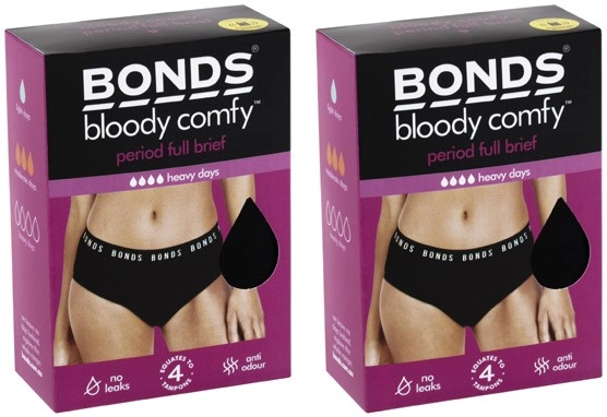 Bonds Bloody Comfy Period Full Brief 1 Pack