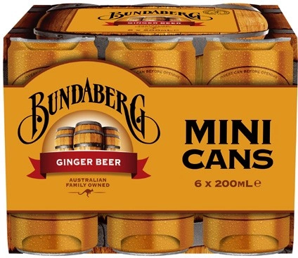 Bundaberg Mini Cans 6x200mL