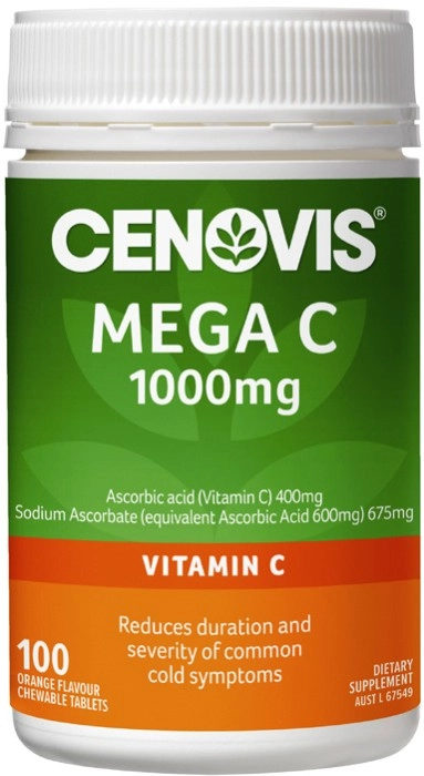 Cenovis Mega C 1000mg Tablets 100 Pack