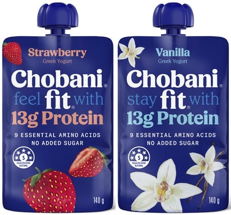 Chobani Fit Protein Greek Yogurt Pouch 140g