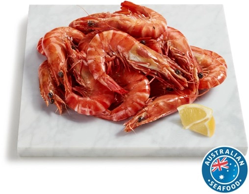 Coles Australian Thawed Cooked Extra Large Black Tiger Prawns