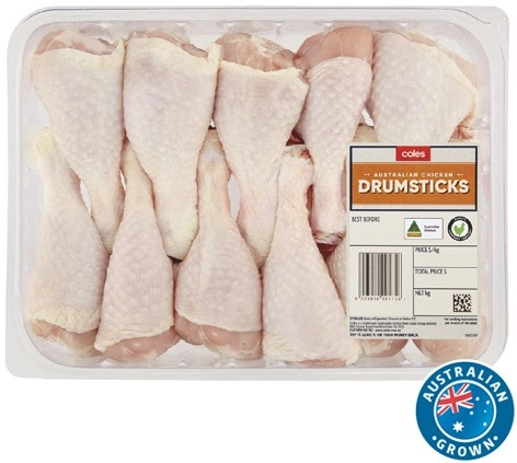 Coles RSPCA Approved Chicken Drumsticks Large Pack