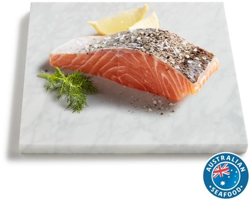 Coles Tasmanian Fresh Salmon Portions Skin On