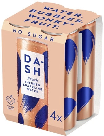 Dash Sparkling Water 4x330mL