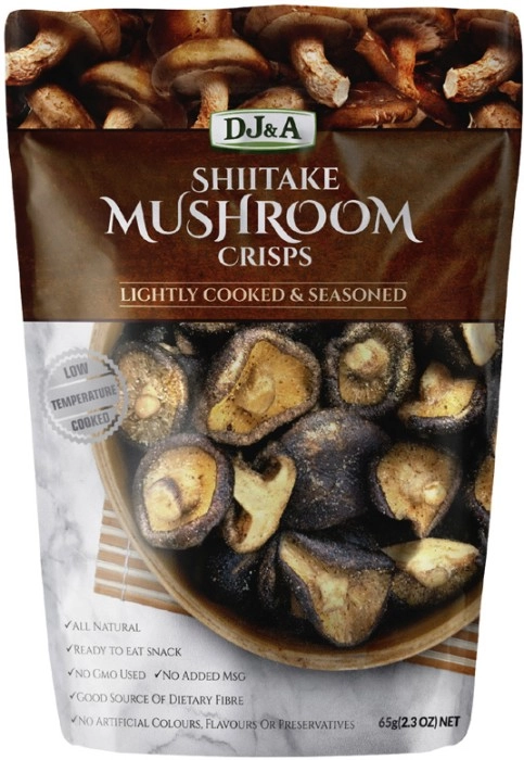 DJ&A Shiitake Mushroom Crisps 65g