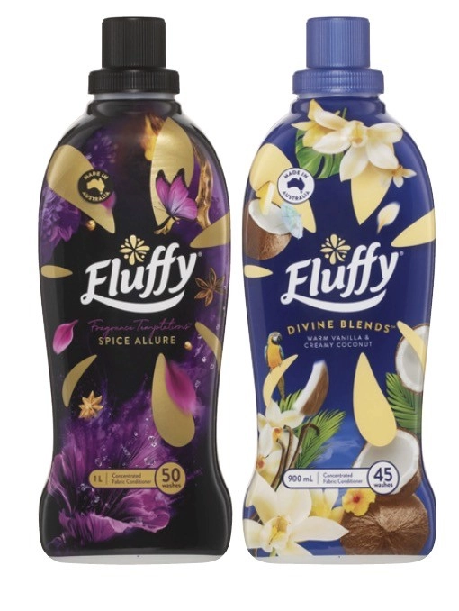 Fluffy Concentrated Fabric Conditioner 900mL-1 Litre