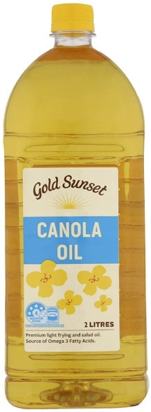 Gold Sunset Canola or Vegetable Oil 2 Litre