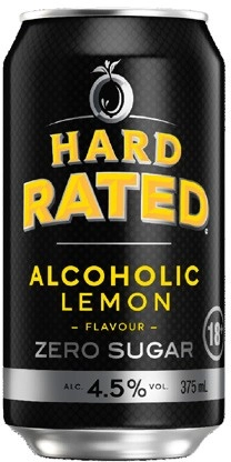 Hard Rated Zero Sugar Cans 4x375mL