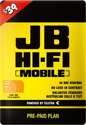 JB Hi-Fi Mobile SIM Kit