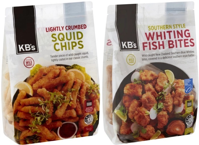 KB's Squid Chips or Battered Bites 1kg