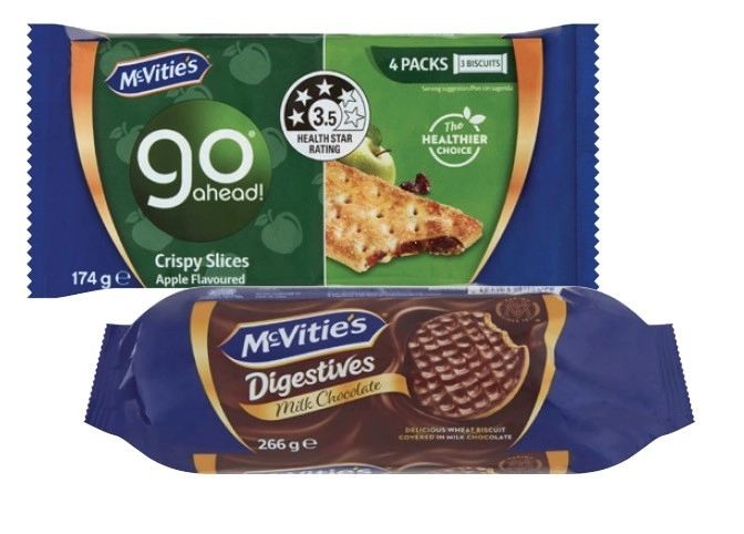 McVitie's Go Ahead or Digestives Chocolate Biscuits 174g-266g