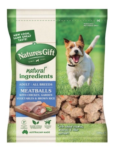 Nature's Gift Meatballs Dog Food 650g-700g