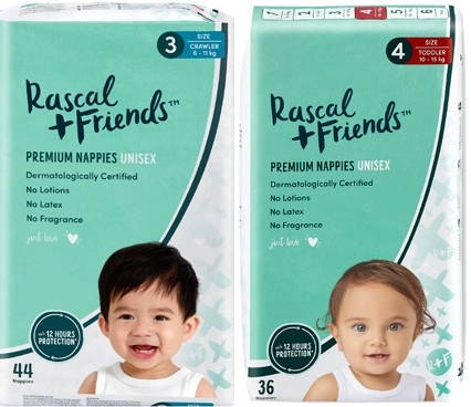 Rascal + Friends Bulk Nappies 26 Pack-54 Pack