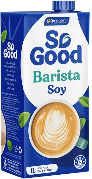 Sanitarium So Good Barista Soy Milk 1 Litre