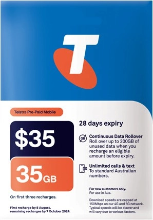 Telstra $35 SIM Kit