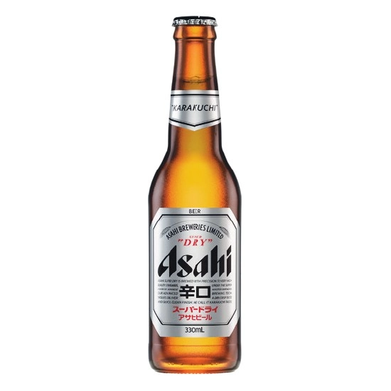 Asahi Super Dry Lager Bottles 24x330ml