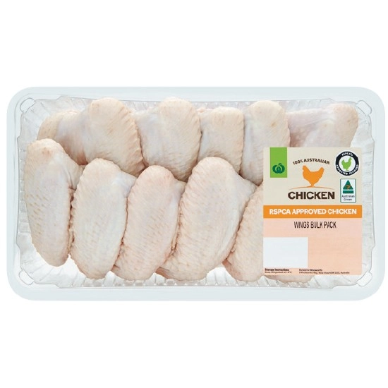 Australian Fresh RSPCA Approved Chicken Wings Bulk Tray