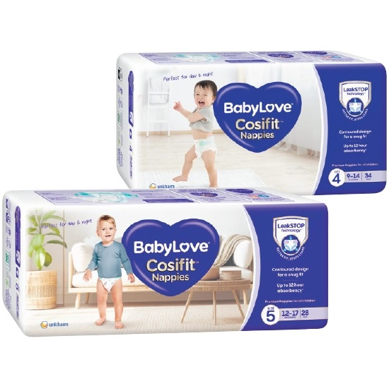 Babylove Cosifit Nappies Pk 26-48