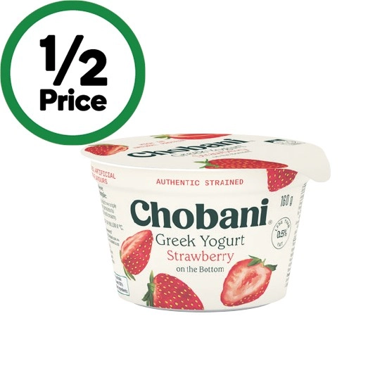 Chobani Greek Yogurt 160g – From the Fridge