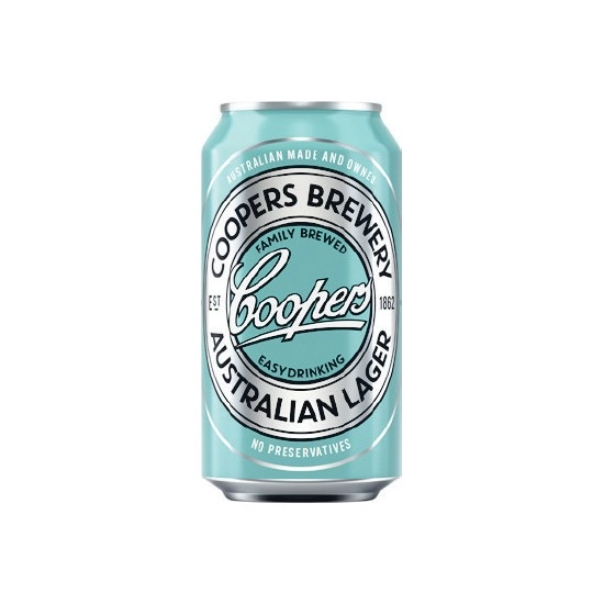 Coopers Australian Lager Cans 24x375ml