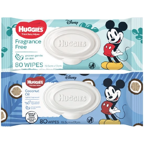 Huggies Baby Wipes Pk 80