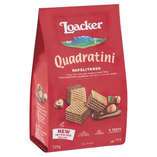 Loacker Quadratini Wafers 125g