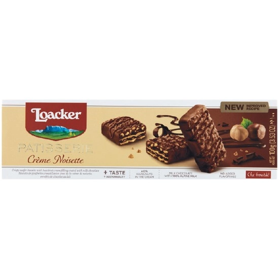 Loacker Wafers Pasticceria Noisette 100g