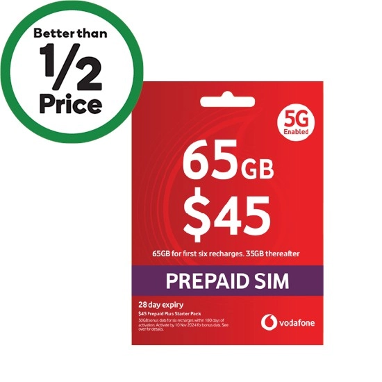 NEW Vodafone $45 Starter Pack~