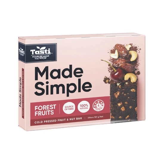 Tasti Made Simple 150g Pk 5 or Tasti Nut Butter Bars 175-200g Pk 5