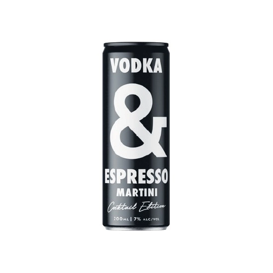 Vodka & Espresso Martini Cans 4x200ml