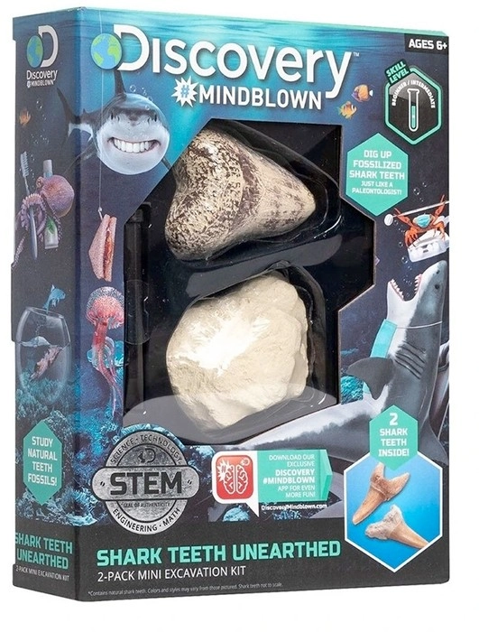 Discovery #Mindblown 2pc Excavation Kit Mini Shark Tooth