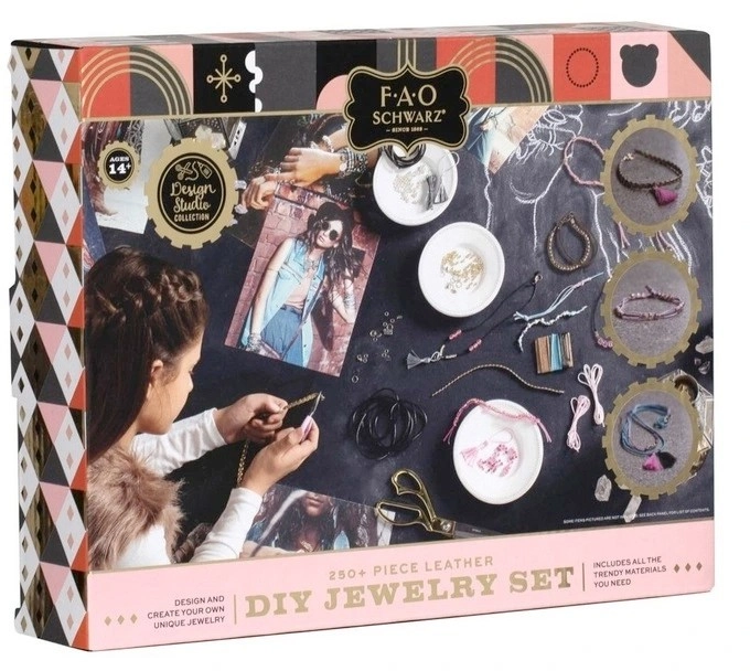 FAO Schwarz Girls DIY Jewelry Designer Set