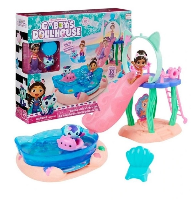 Gabby’s Dollhouse Purr-ific Pool Playset 6065498