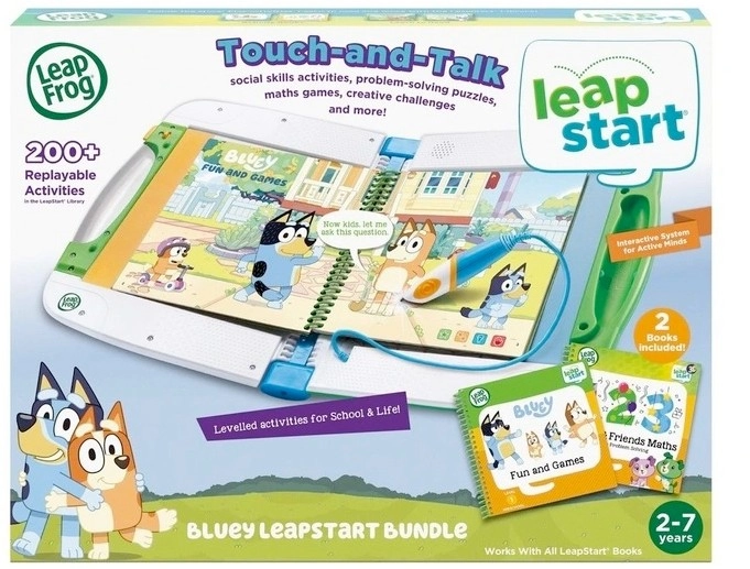 LeapFrog Bluey LeapStart Bundle  - Blue