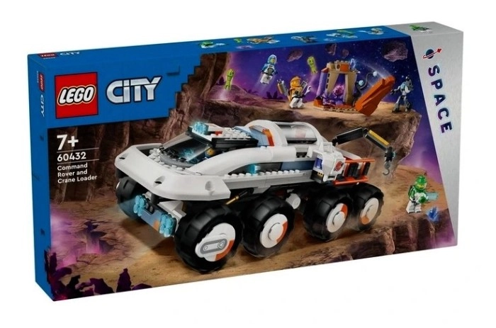 LEGO® City Space Command Rover and Crane Loader 60432