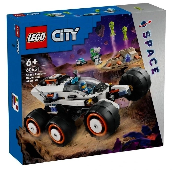 LEGO® City Space Explorer Rover and Alien Life 60431