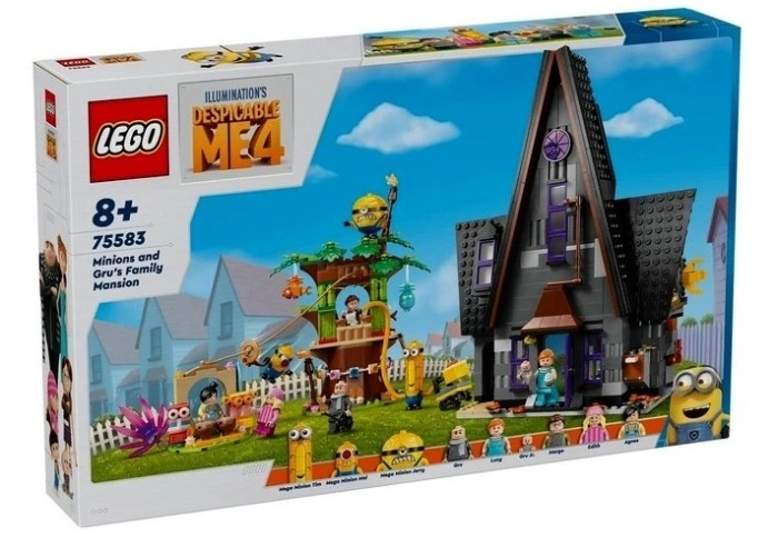 LEGO® Despicable Me Minions and Gru’s Family Mansion 75583