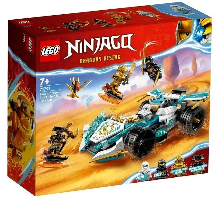 LEGO® Ninjago Zane’s Dragon Power Spinjitzu Racing Car Toy 71791