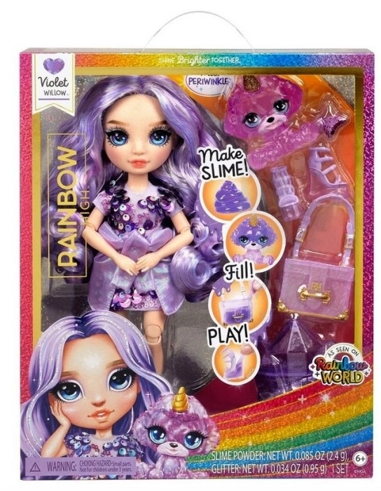 Rainbow High Rainbow World Fashion Doll Violet