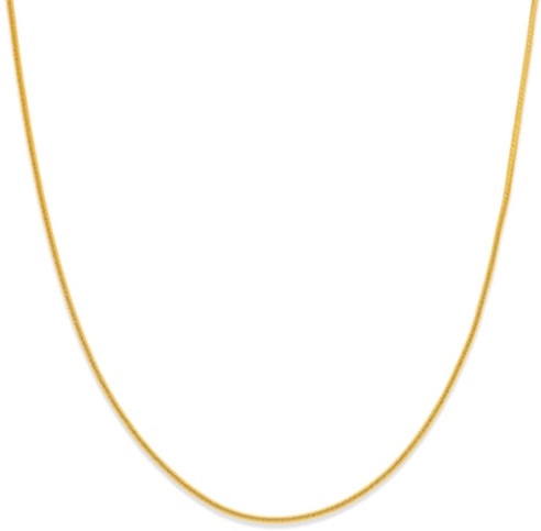 9ct Gold 45cm Solid Snake Chain