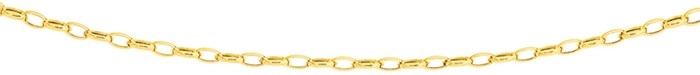 9ct Gold 50cm Hollow Belcher Chain