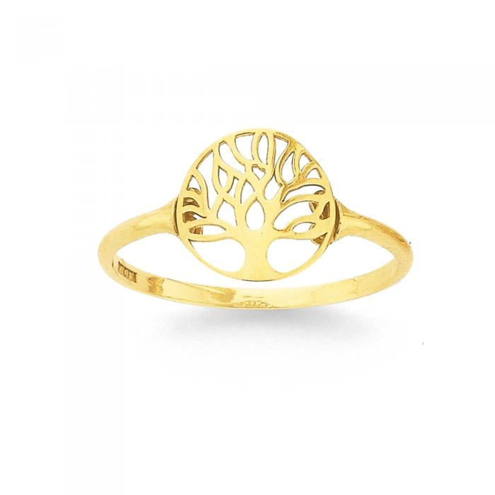 9ct Gold Tree of Life Dress Ring